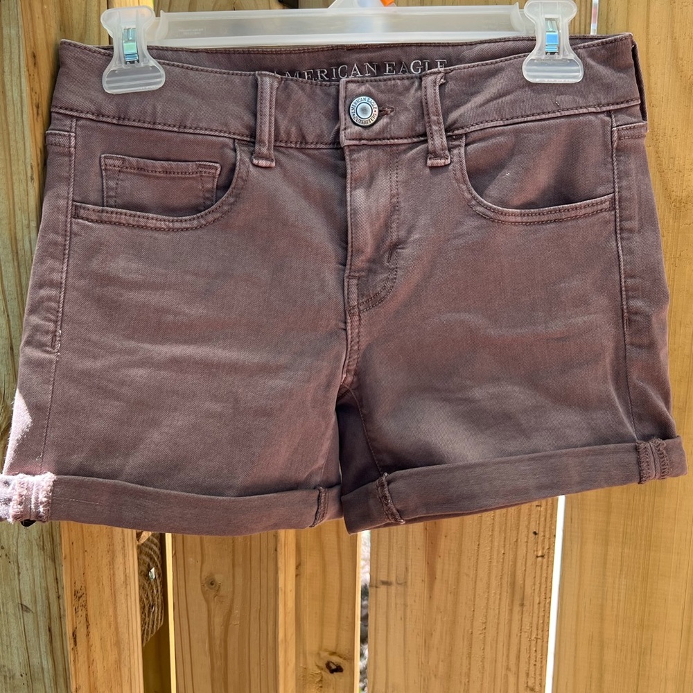 American Eagle Outfitters Super Super Stretch MIDI Shorts